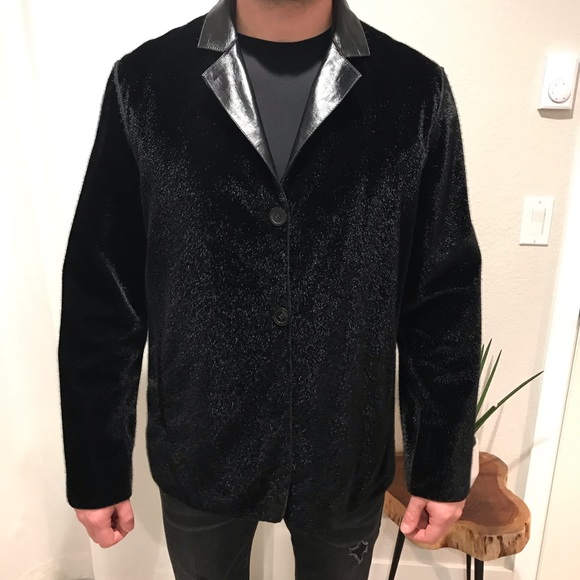 Men’s Reversible Genuine Leather/Calf Hair Jacket - Picture 2 of 13